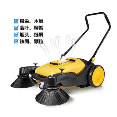 无动力手推式扫地机 西安手推式扫地机  工厂地面灰尘清扫用扫地机