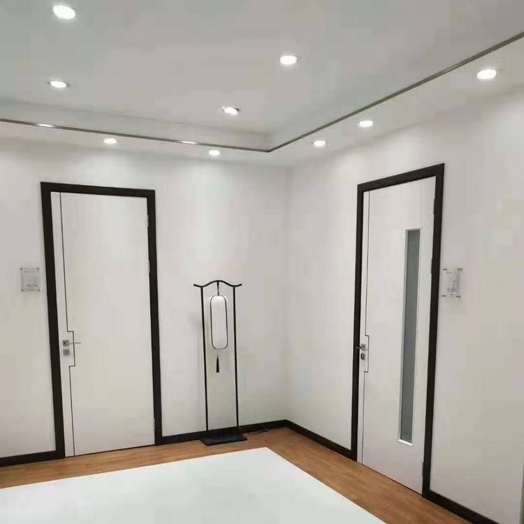 铝木门 加工定制 厂家直销铝木复合门 耐磨隔音简约办公室 医院配套铝合金生态门
