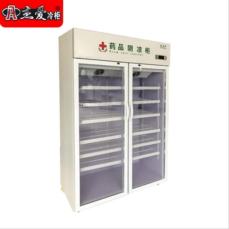 药品阴凉柜 医用展示柜 双门药品阴凉柜 阴凉柜生产厂家杰爱