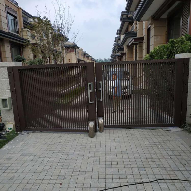 烨宇铝合金别墅护栏批发   农村铝合金护栏   企业铁艺大门