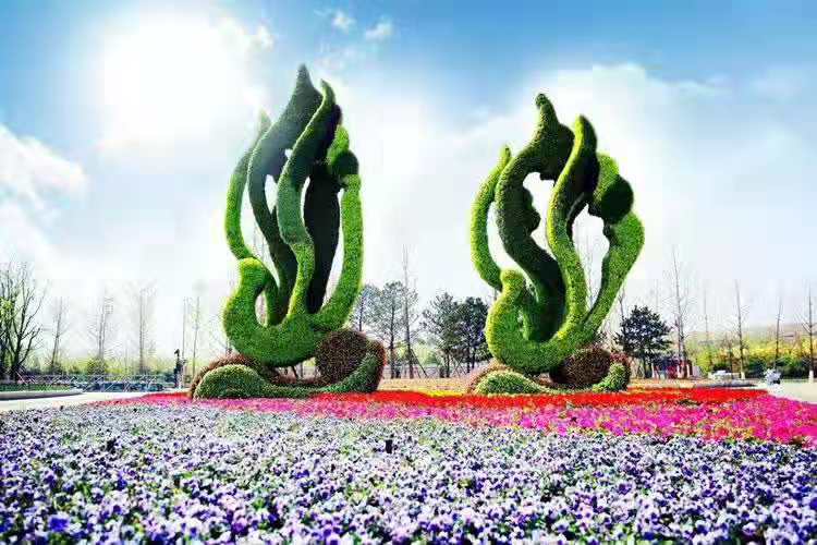 五色草造型报价_五色草造型_五色草造型基地
