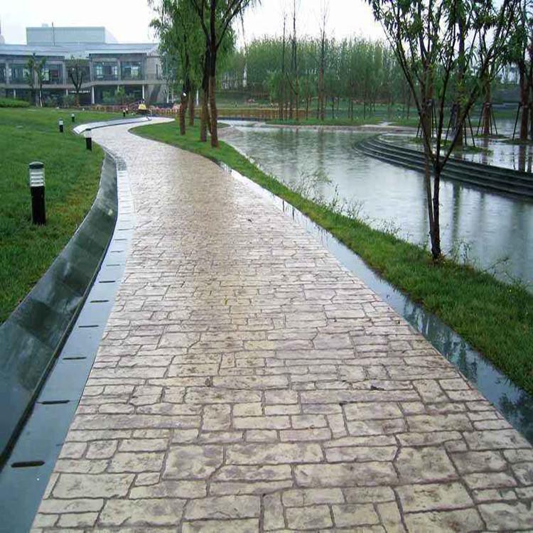 压花地坪施工材料 公园 景区防滑道路 源头厂家 质量保证