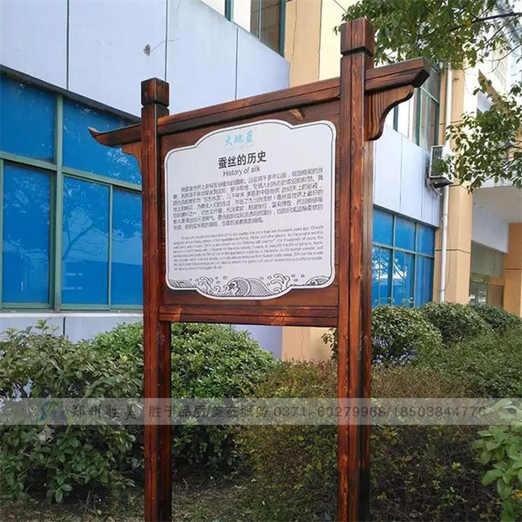 木质景区公园导览图防腐木导视牌制作