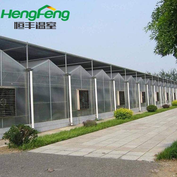 厂家报价农用种植pc阳光板温室大棚 可定制蔬菜阳光板温室大棚