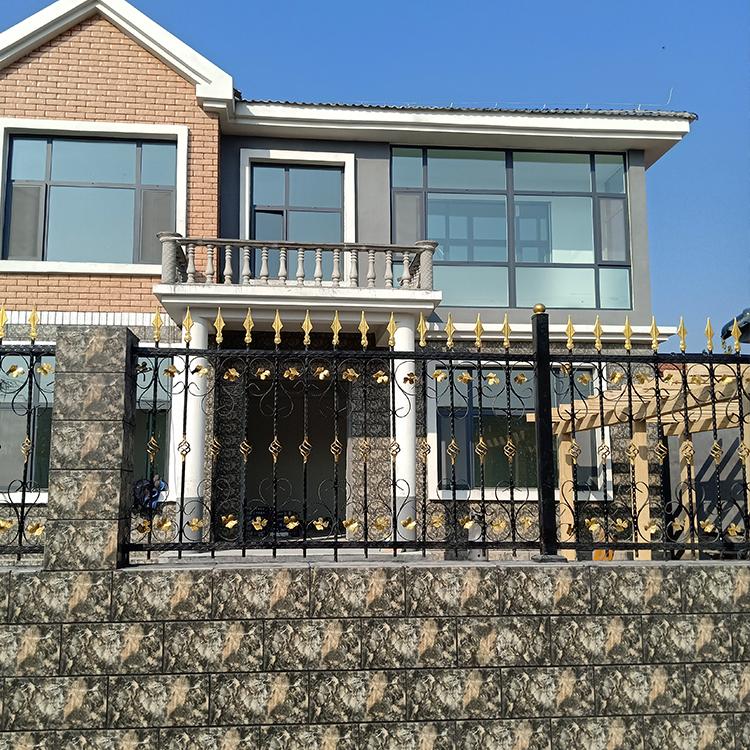 山东工程铝合金护栏批发  欧式铁艺栏杆生产厂家  工程铝合金围墙供应