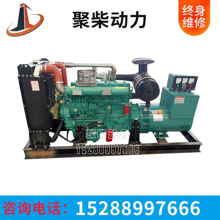 潍坊100KW柴油发电机组 100千瓦柴油发电机组 餐厅 学校 工厂 养殖场应急发电设备用100KW发电机组 终身维修