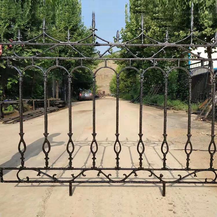 烨宇生产铸铁护栏  铁艺栅栏  铁艺围栏型号全可定制