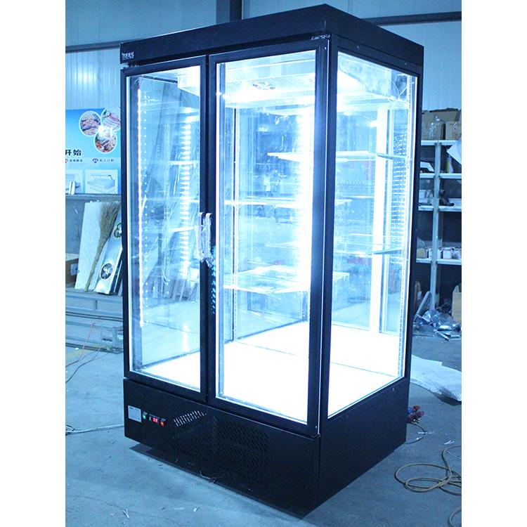 鲜花柜 透明玻璃鲜花展示柜 花店冷藏展示柜 山江定制鲜花保鲜柜