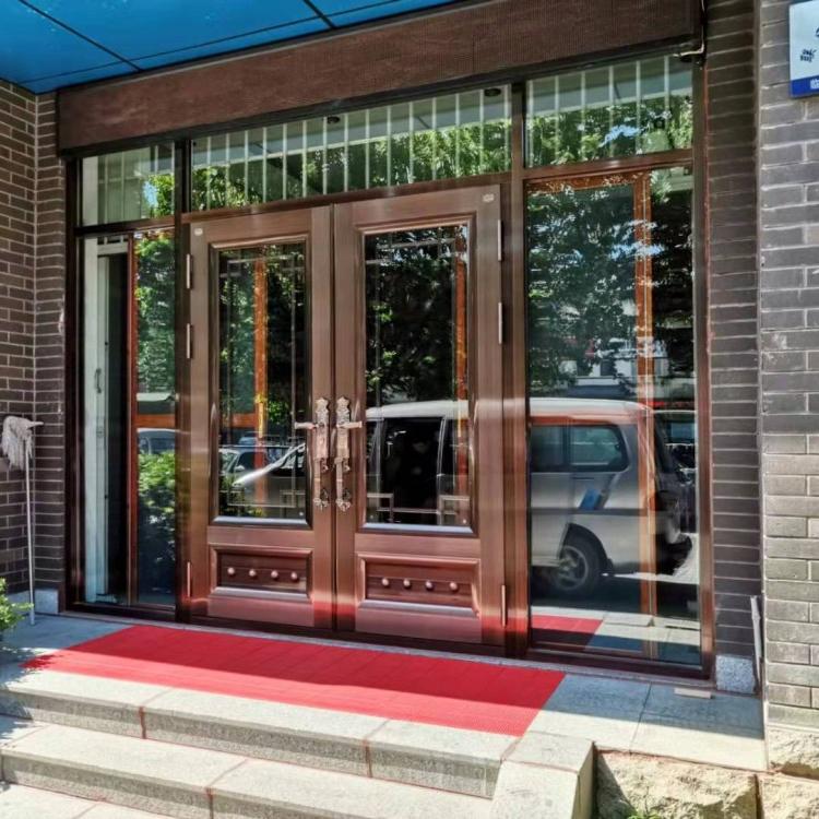 山东济南肯德基门厂家 铝合金门厂家广宏金属自动门