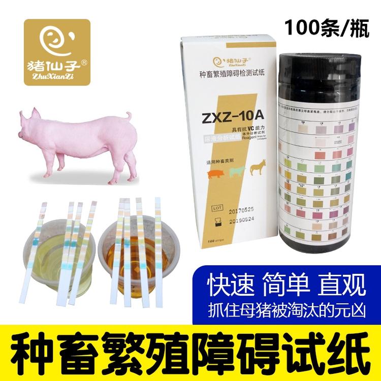 【猪仙子】种畜繁殖障碍检测试纸 母猪繁育检验UTI尿道尿路感染