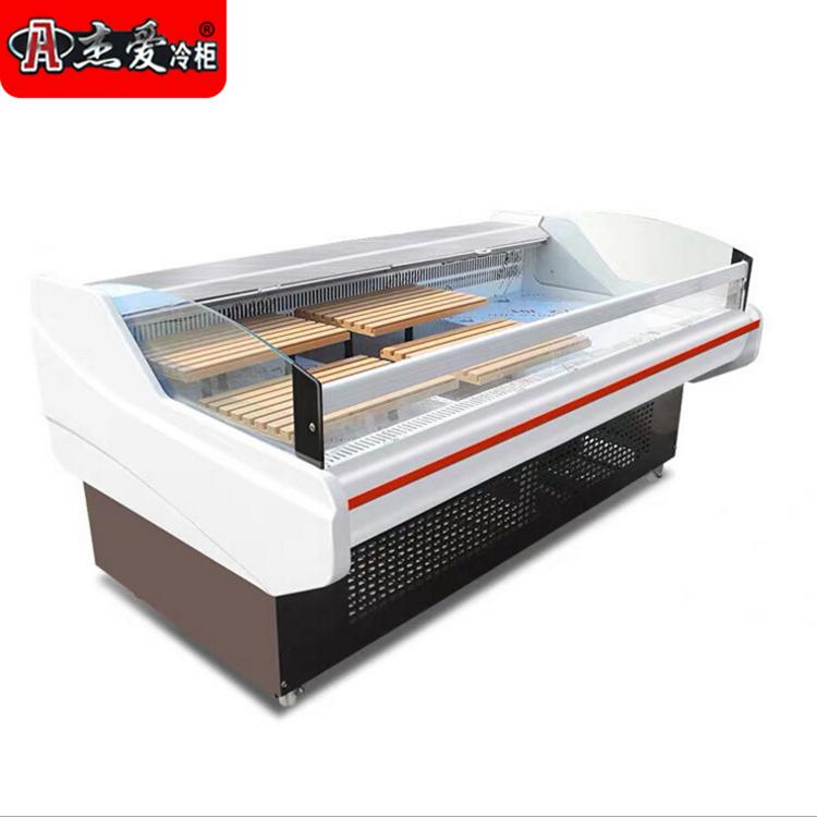 卧式生鲜柜 食品展示柜 熟食凉菜冷藏保鲜柜 杰爱生鲜柜