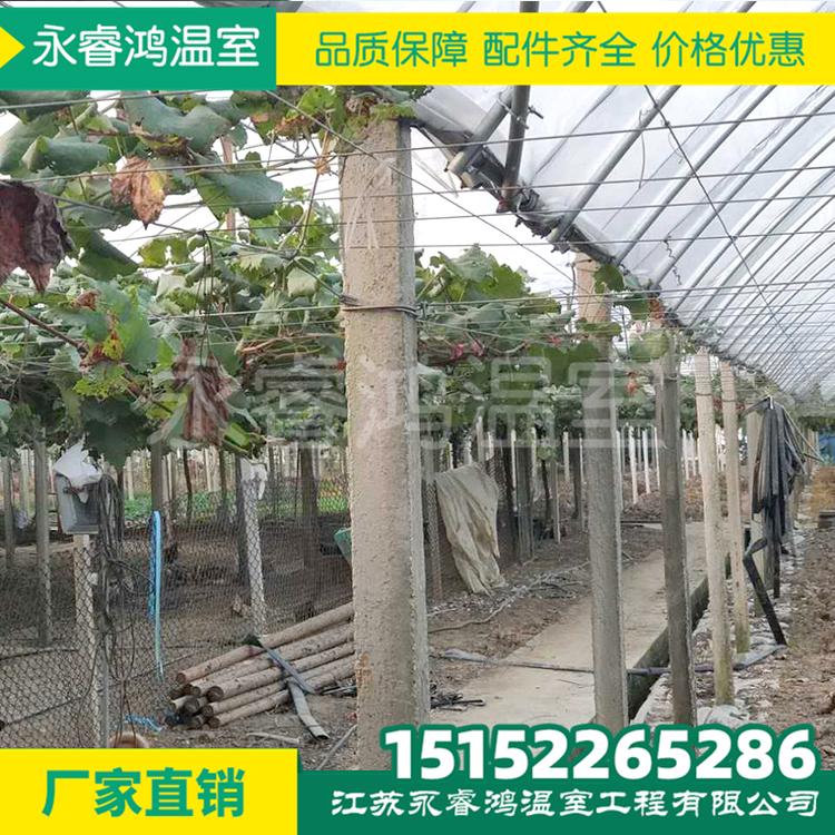 蔬菜种植大棚管钢架 温室大棚工程钢架 连体花房大棚钢架 大棚钢管 大棚配件采购批发