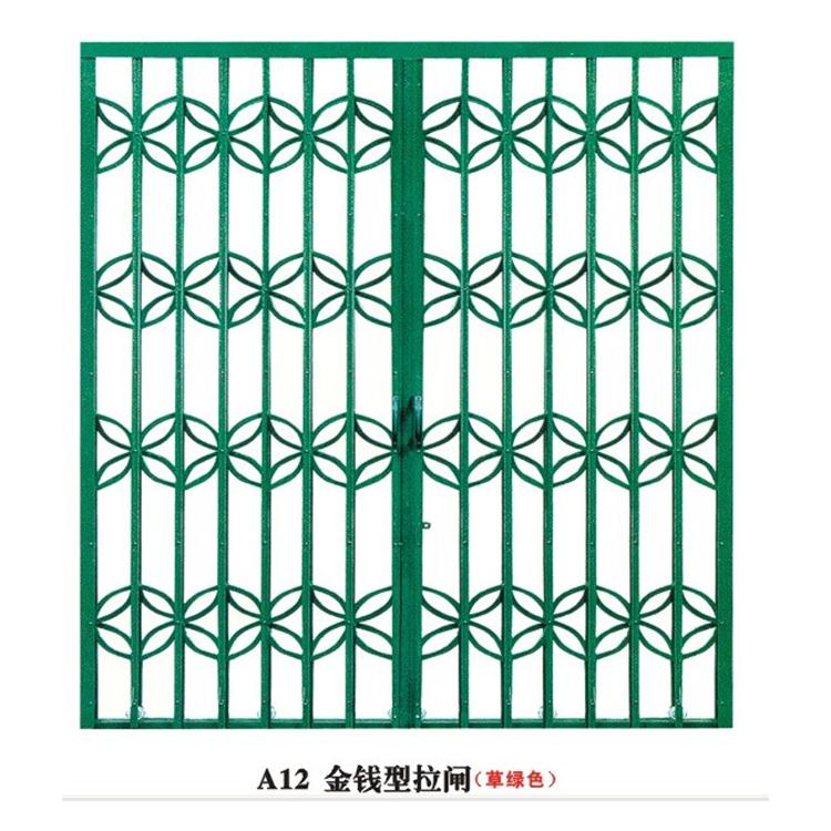镇江 铁推拉门烤漆铁拉闸门老式经典怀旧复古拉闸门商铺门店仓库车库