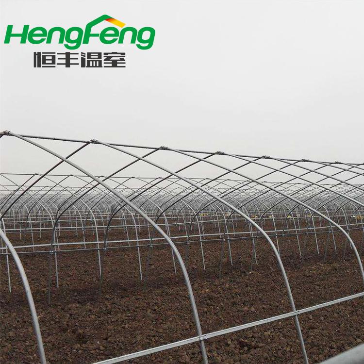 几字钢大棚温室 恒丰春秋棚冷棚单体拱棚 椭圆管大棚双膜骨架拱棚