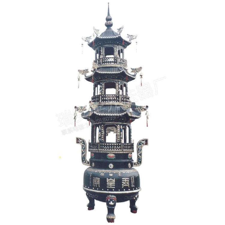 厂家直销寺院宝鼎 仿古铁铸圆形宝鼎 法器宝鼎价格实惠