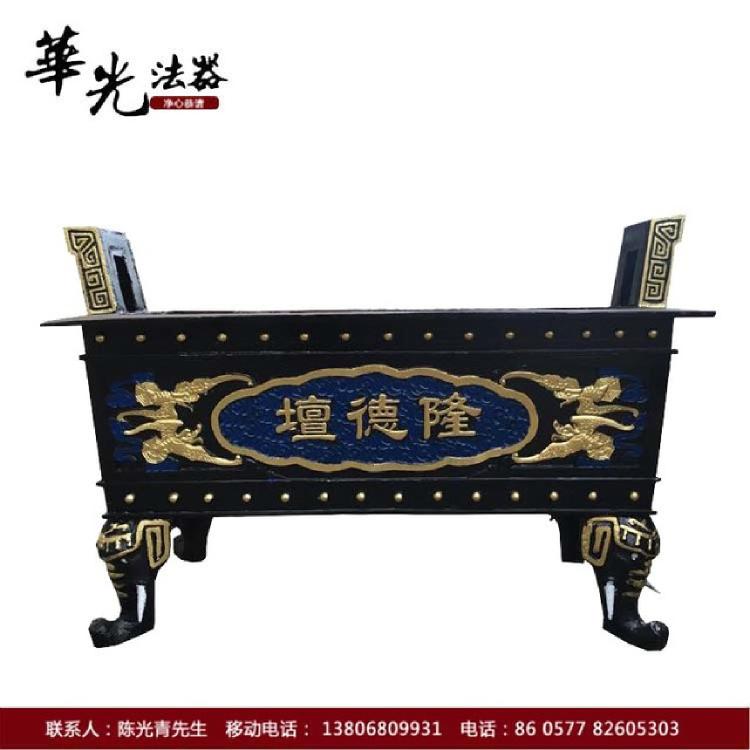 铸铜铁大型六龙柱香炉 寺院香炉直销 宫殿庙香炉