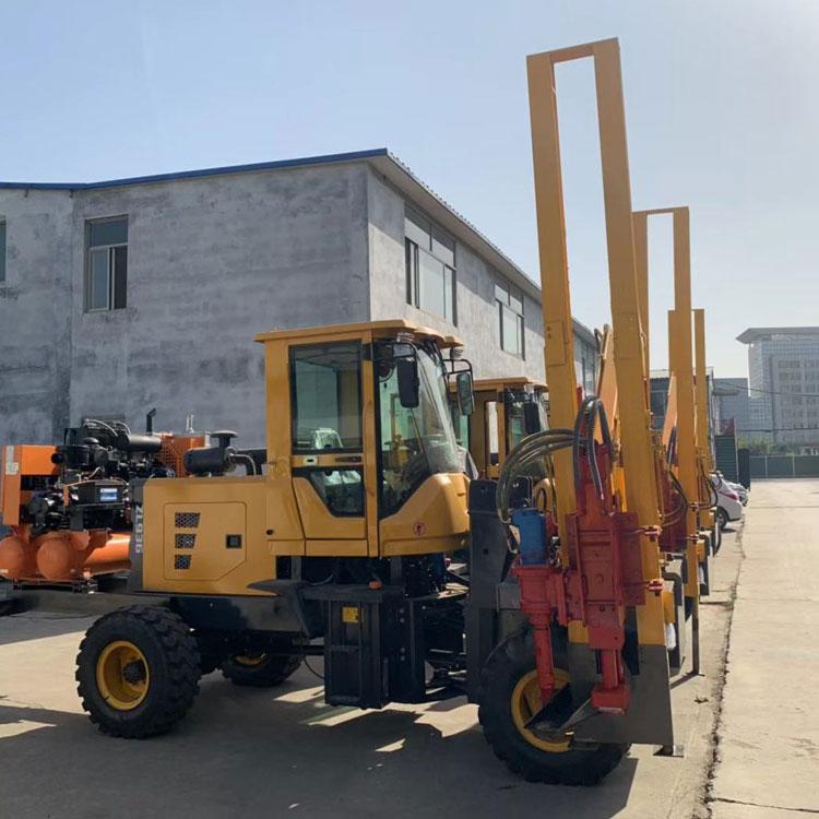 久胜机械JS-1227 路面专用护栏打桩机 柴油护栏打桩机 高速公路钻孔机