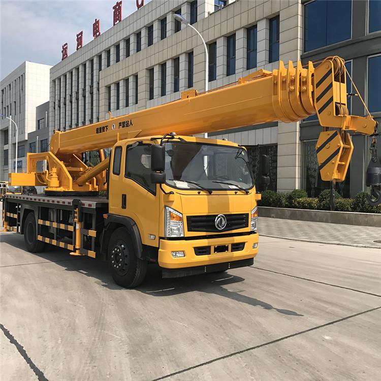 重汽8吨10吨12吨吊车 双层H钢汽车支腿底盘稳 吊篮式起重机吊装设备 久胜机械JS-4255