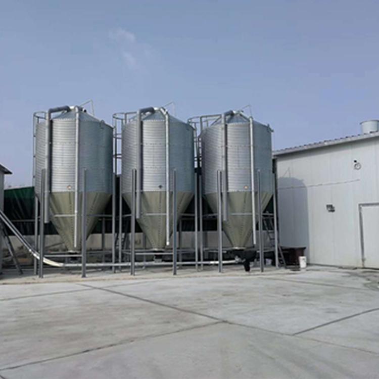 养殖场料塔生产供应 山东养殖场料塔制造厂家 卓越农牧料塔价格