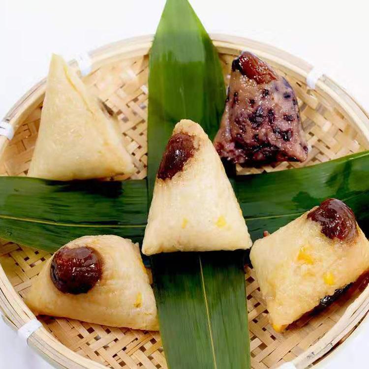 八宝粽生产批发厂家_红豆粽可定制_花生粽品类全