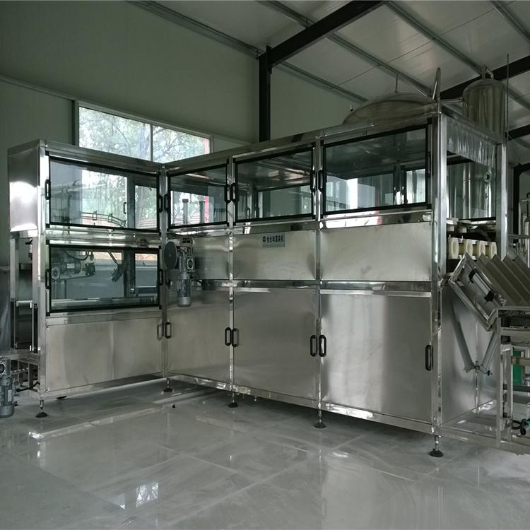 【中州机械】大桶水灌装设备 600型大桶水灌装机械自动桶装水灌装包装生产线