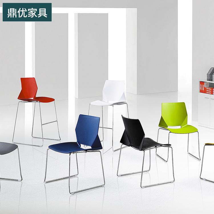 广东培训椅塑料折叠椅洽谈职员电脑椅子新闻椅子 会议椅定做学生礼堂椅