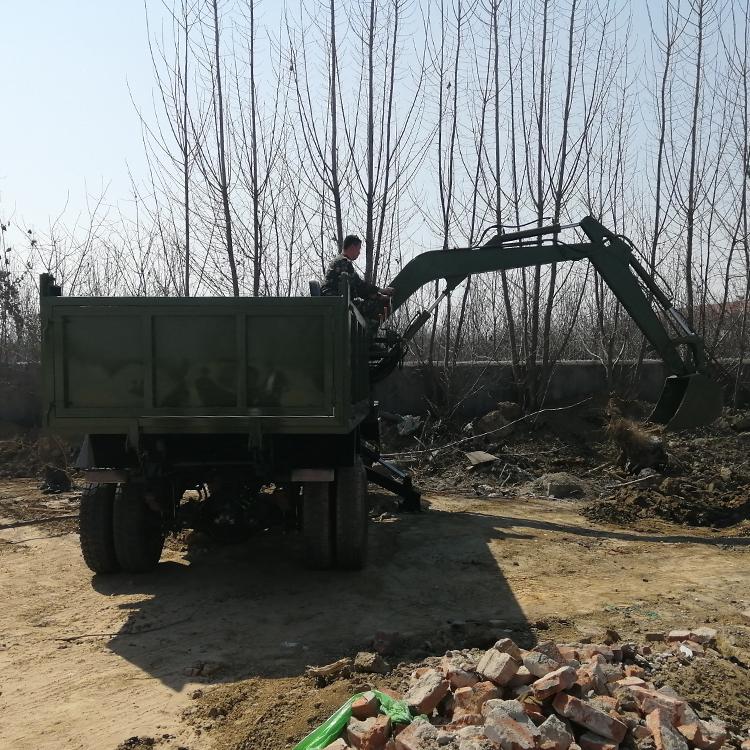 全液压多功能挖沙挖土运输车 河道工程清理四不像随车挖 久胜机械JS-1335