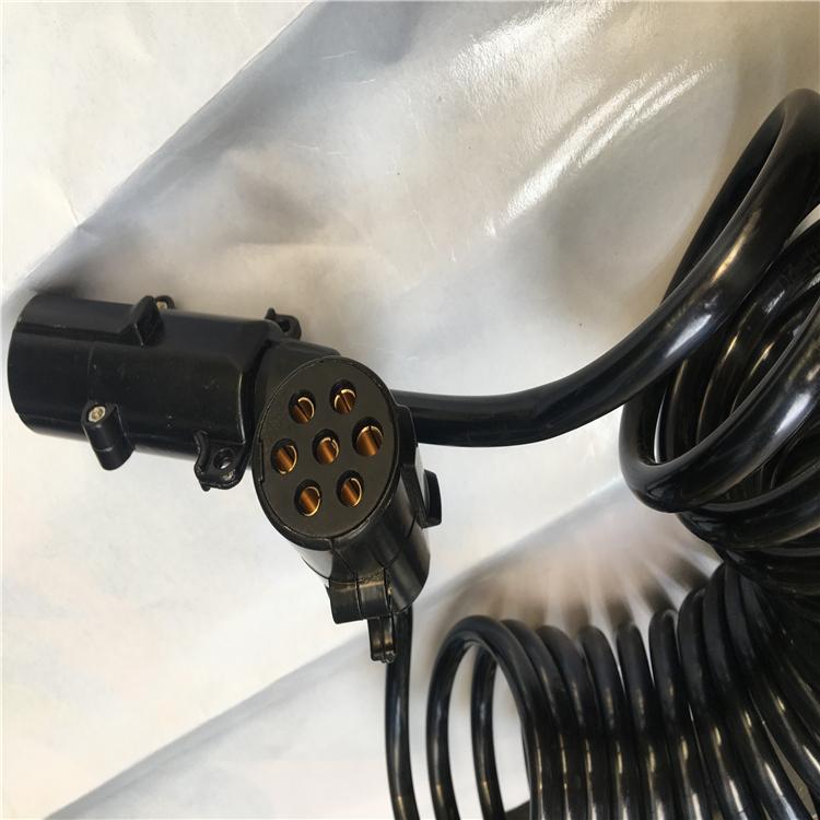 挂车pu线批发零售  厂家直销7芯挂车pu线弹簧线质量好 价格可详谈