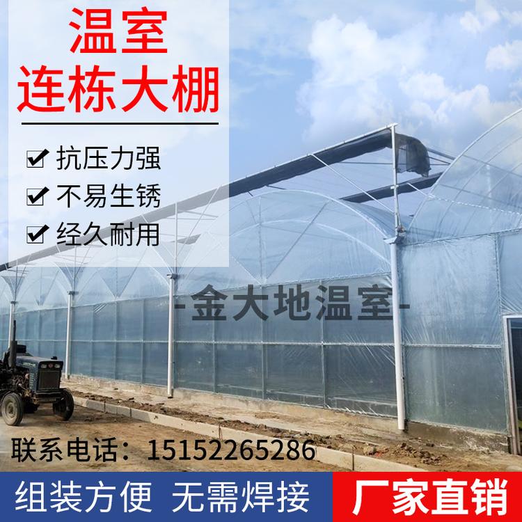 连栋大棚 玻璃温室骨架 外遮阳连栋大棚 简易大棚 大棚骨架 大棚钢管厂现货供应