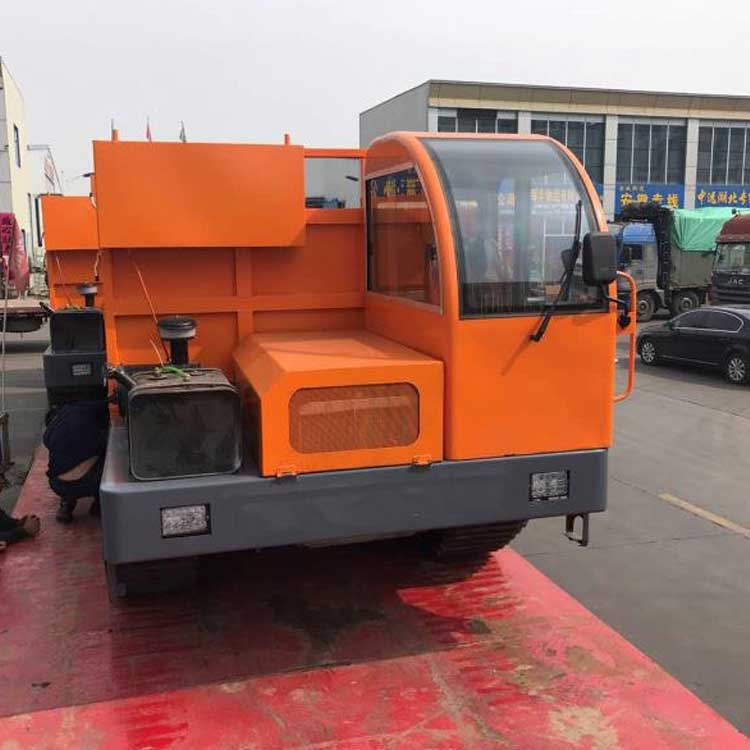 链轨式自卸翻斗车 常柴28马力自卸履带式运输车 久胜机械JS2153