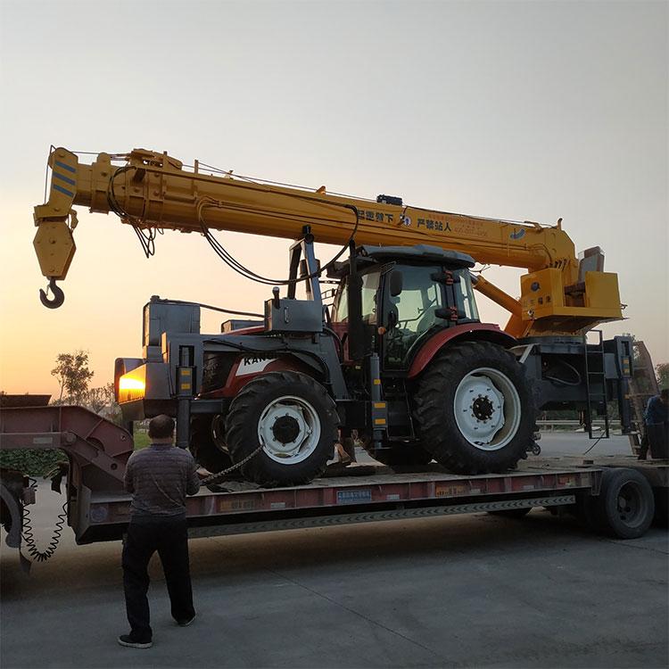 久胜机械JS4319 四驱液压牵引式拖拉机吊车 自备楼板工程拖拉机吊