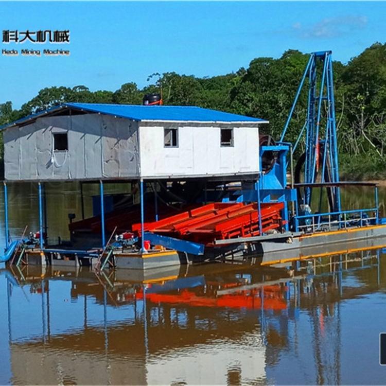 沙金机械  振动筛淘金设备  移动选金产品