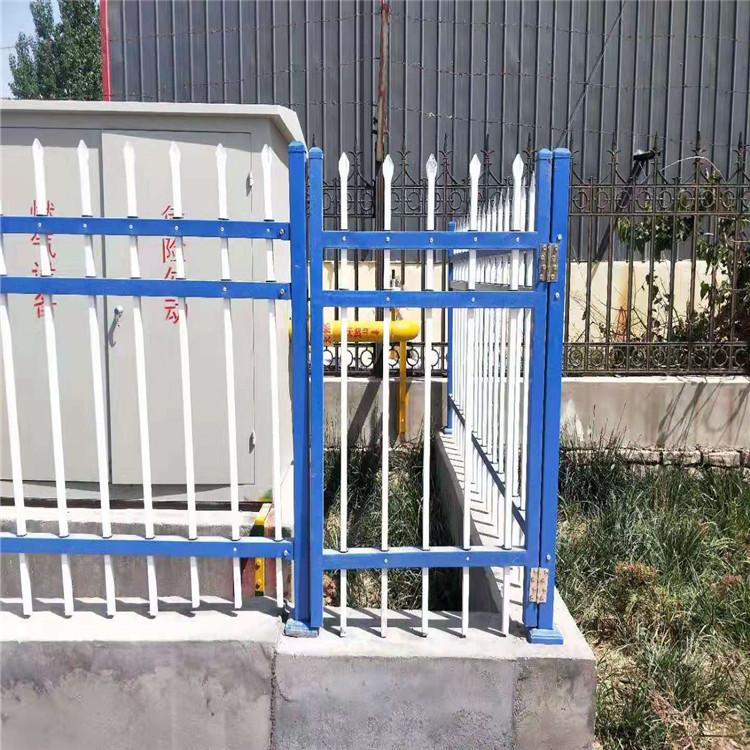 锌钢栅栏门_锌钢铁艺门_铁艺大门_锌钢小区简易大门