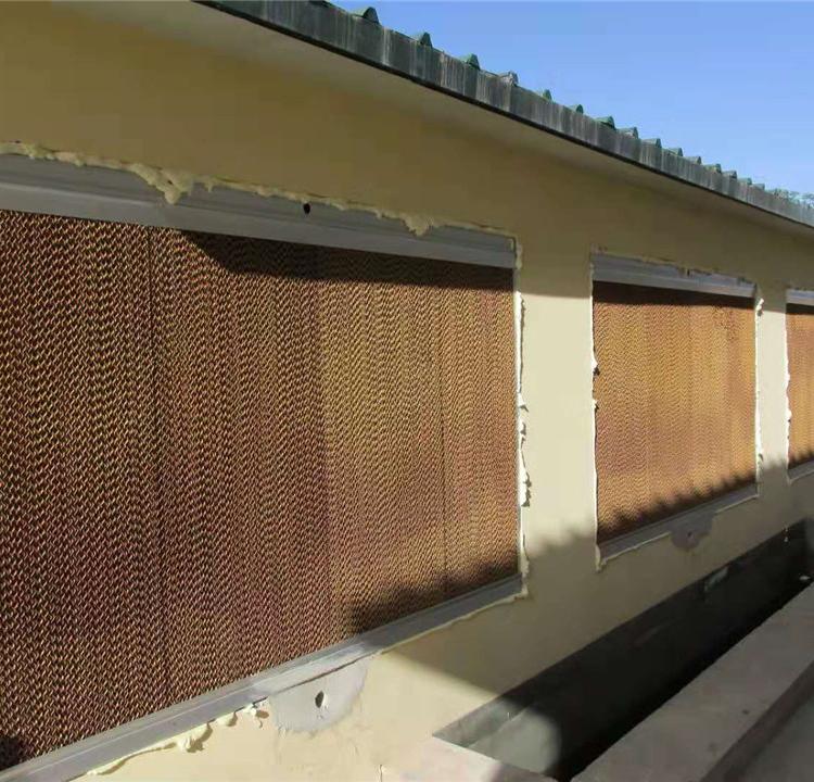 厂家直销 定制铝合金降温湿帘  养殖畜牧通风降温水帘