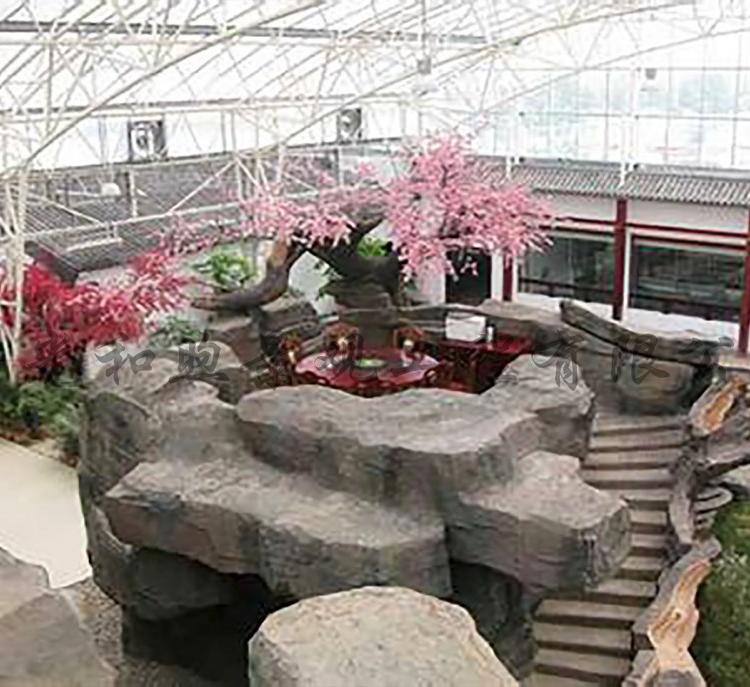 新型智能温室大棚 生态餐厅 太阳能智能温室