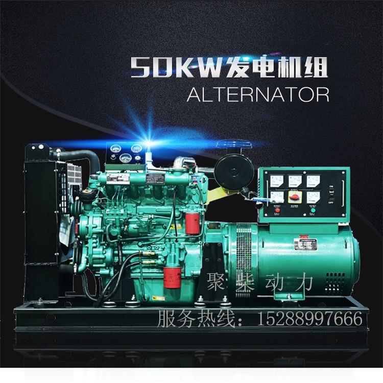 潍坊 潍柴 玉柴 康明斯50KW发电机组厂家100 150千瓦柴油发电机组价格200kw柴油发电机组养殖场备用电源