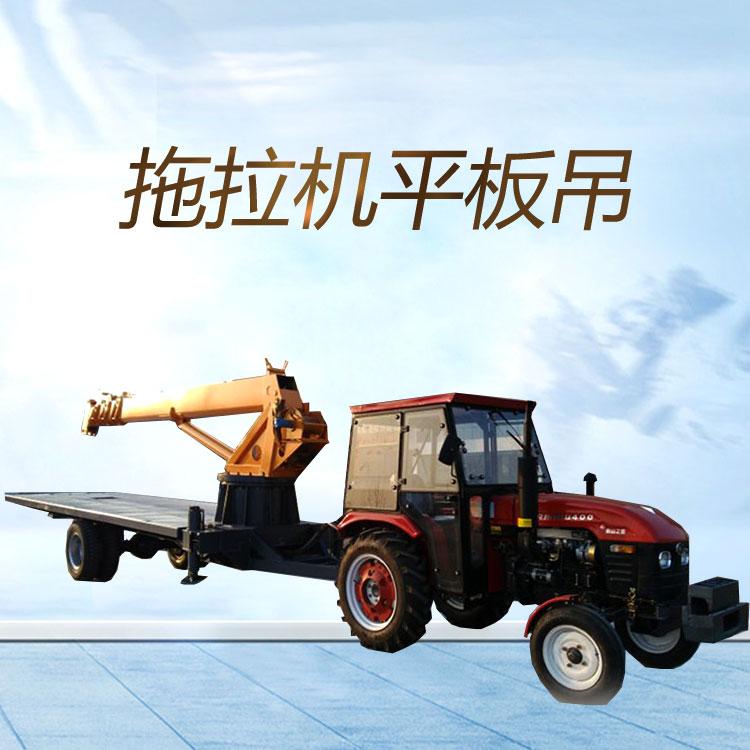 久胜机械JS-1528 自制底盘四驱随车吊 电线杆钢材运输平板吊 改装二手四轮平板运输吊车