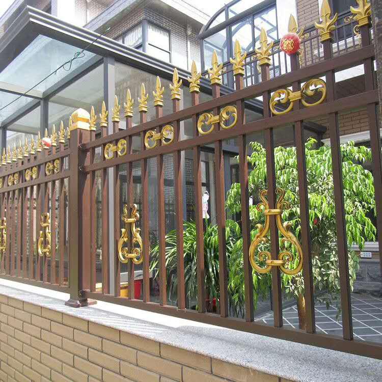 铝合金护栏-铝艺别墅围墙--庭院栏杆--铝制小区防护栏--户外阳台围栏