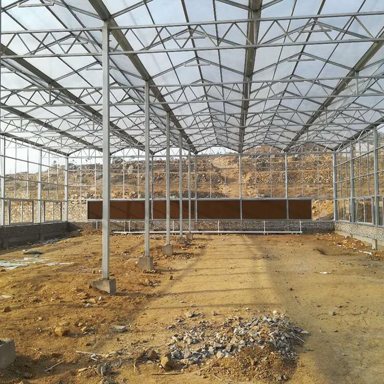 厂家直销热镀锌钢管温室大棚 现货供应农用蔬菜花卉温室大棚镀锌管