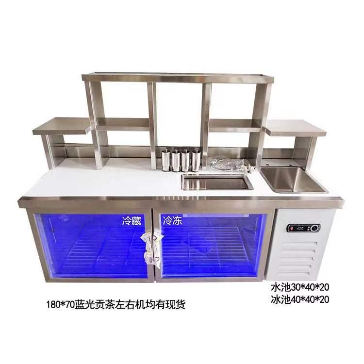 厂家大量供应定制水吧操作台 商用工作台 奶茶操作台