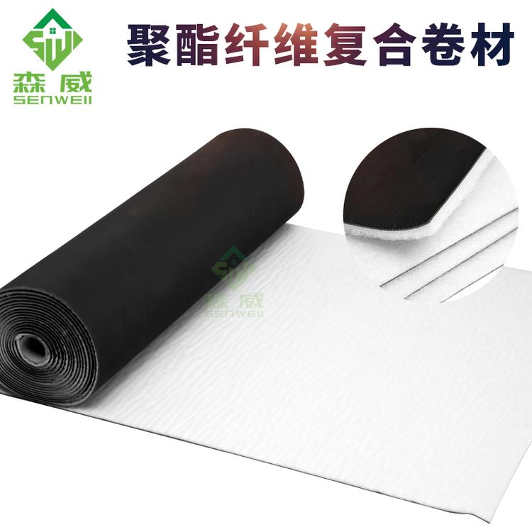 聚酯纤维复合卷材聚酯纤维复合卷材材料 聚酯纤维保温隔声复合卷材