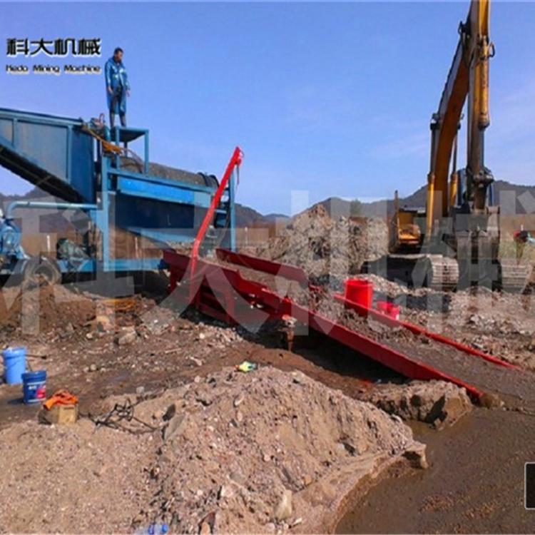 采金机械  新江淘金车价格  开采黄金机器