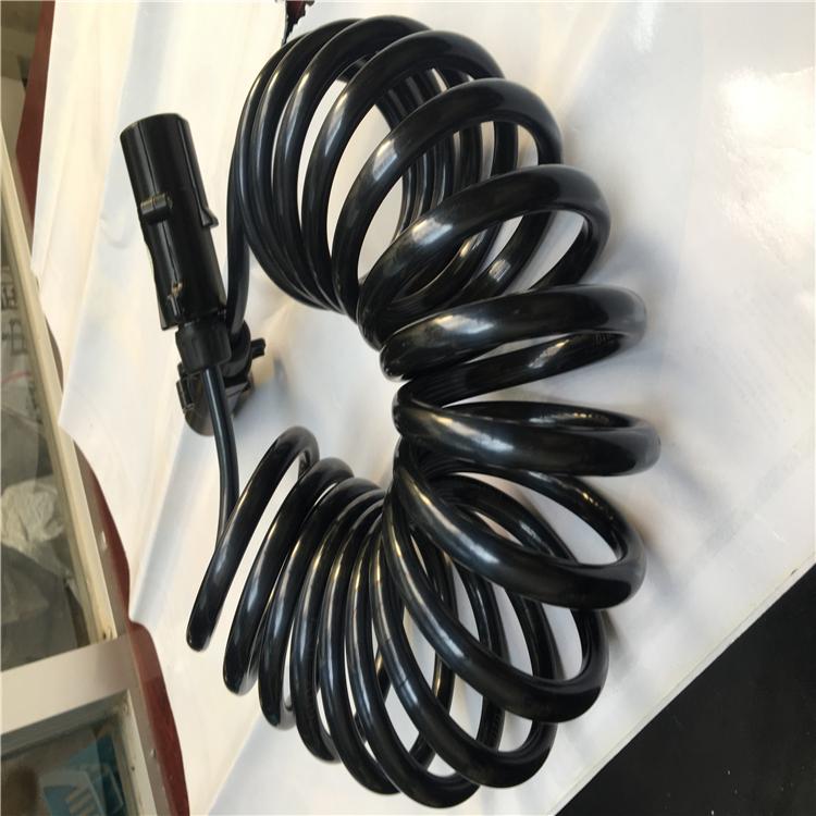 挂车pu线厂家直销挂车pu线七芯弹簧线质量好易拉伸可定制