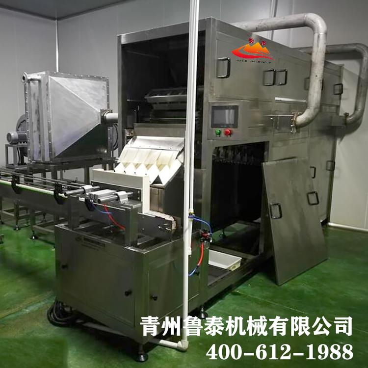 全自动玻璃瓶瓶内外冲洗烘干灭菌一体机 青州鲁泰机械专利产品 罐头瓶内外冲洗刷瓶烘干设备