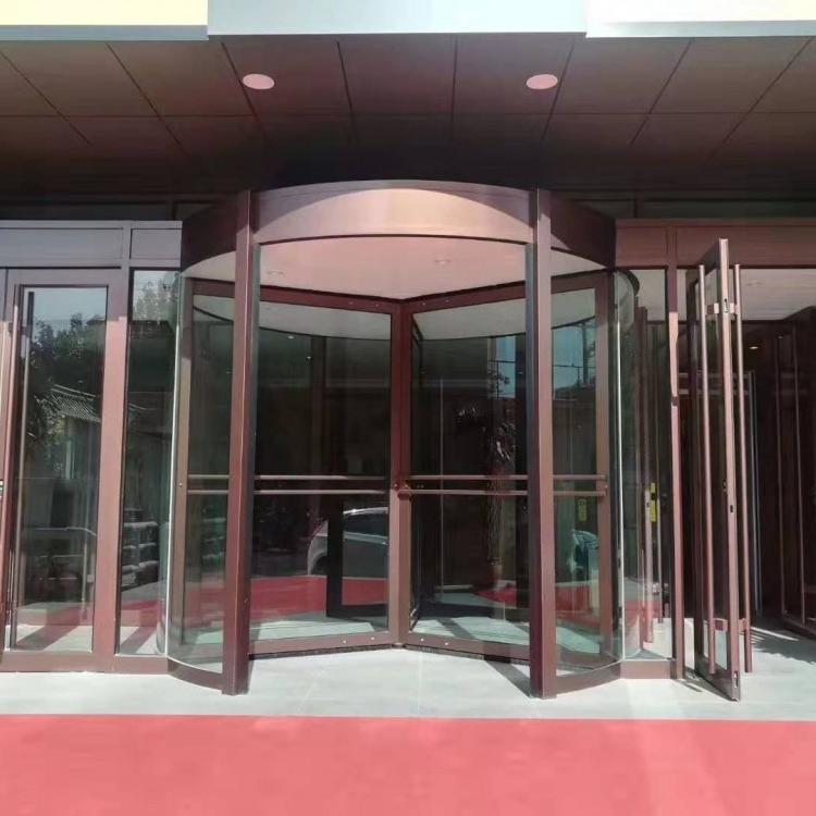 白手起家：电动旋转门厂家   电动旋转门批发  来电咨询