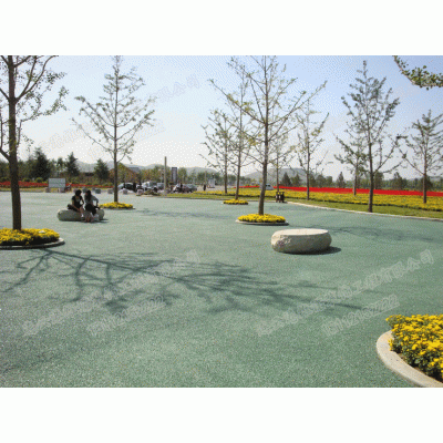 透水地坪厂家 混凝土增强型透水地坪胶结料厂家供应