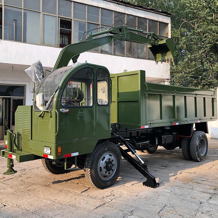 工程机械装挖一体车载式挖掘机 生产四不像挖掘装载一体车 小型工程随车挖掘机
