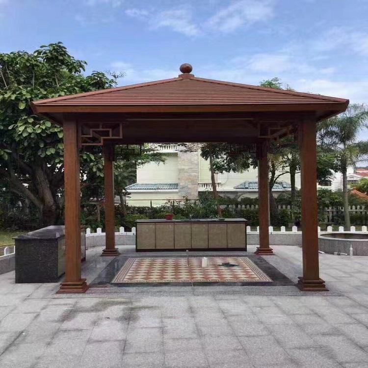 广州市司玛铝艺铝合金凉亭四角凉亭定制六角凉亭定制