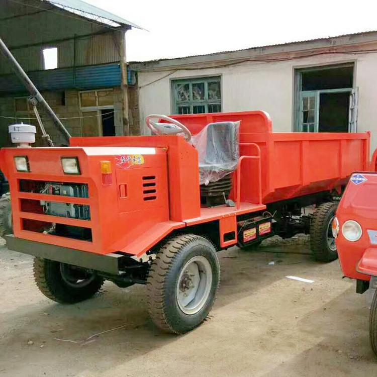 柴油液压助力自卸运输型四轮车 爬山虎四驱四轮自卸拖拉机 矿用四不像运输车