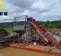 人工小型淘金设备   小型淘金设备图片 干河道淘金设备